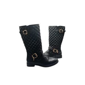Skechers Girl’s Quilted Riding Boots | Size 2